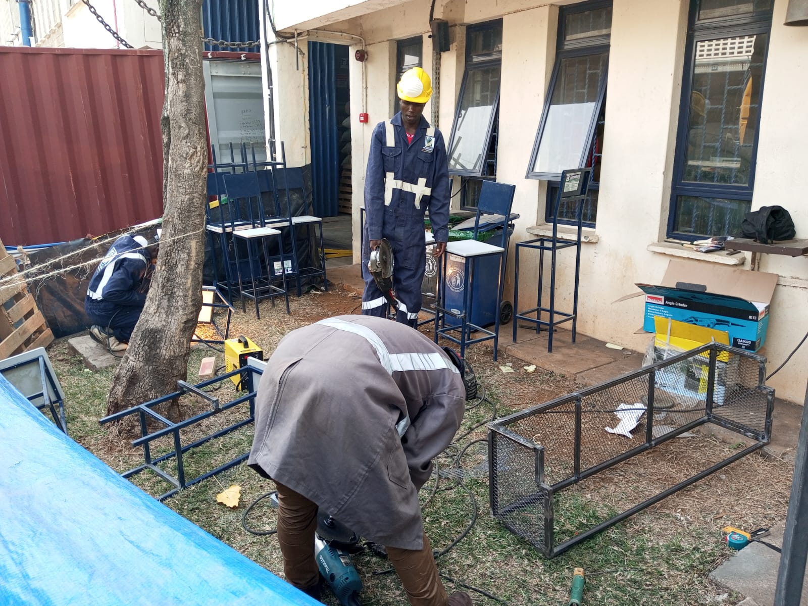 Fabrication works at Louis Dreyfus Company Ltd, Nairobi, Kenya